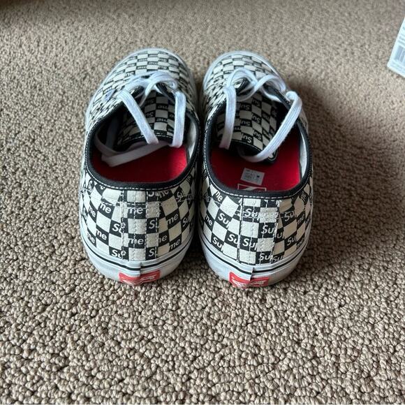 Supreme x Vans Authentic Pro Black White Checkered Sneakers Men’s 13 - Picture 5 of 13